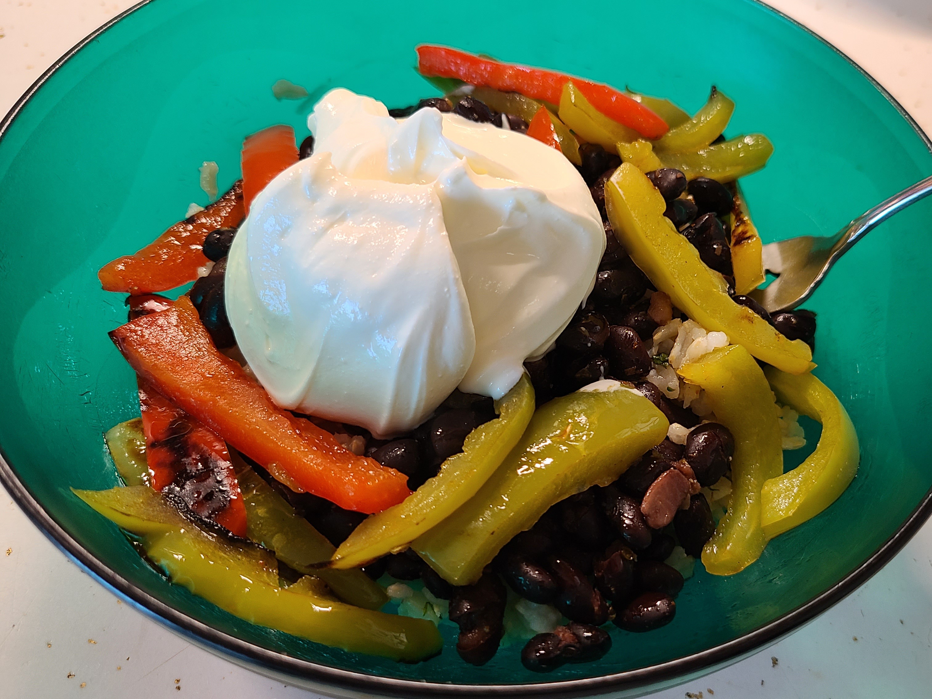 cilantro-rice-black-beans